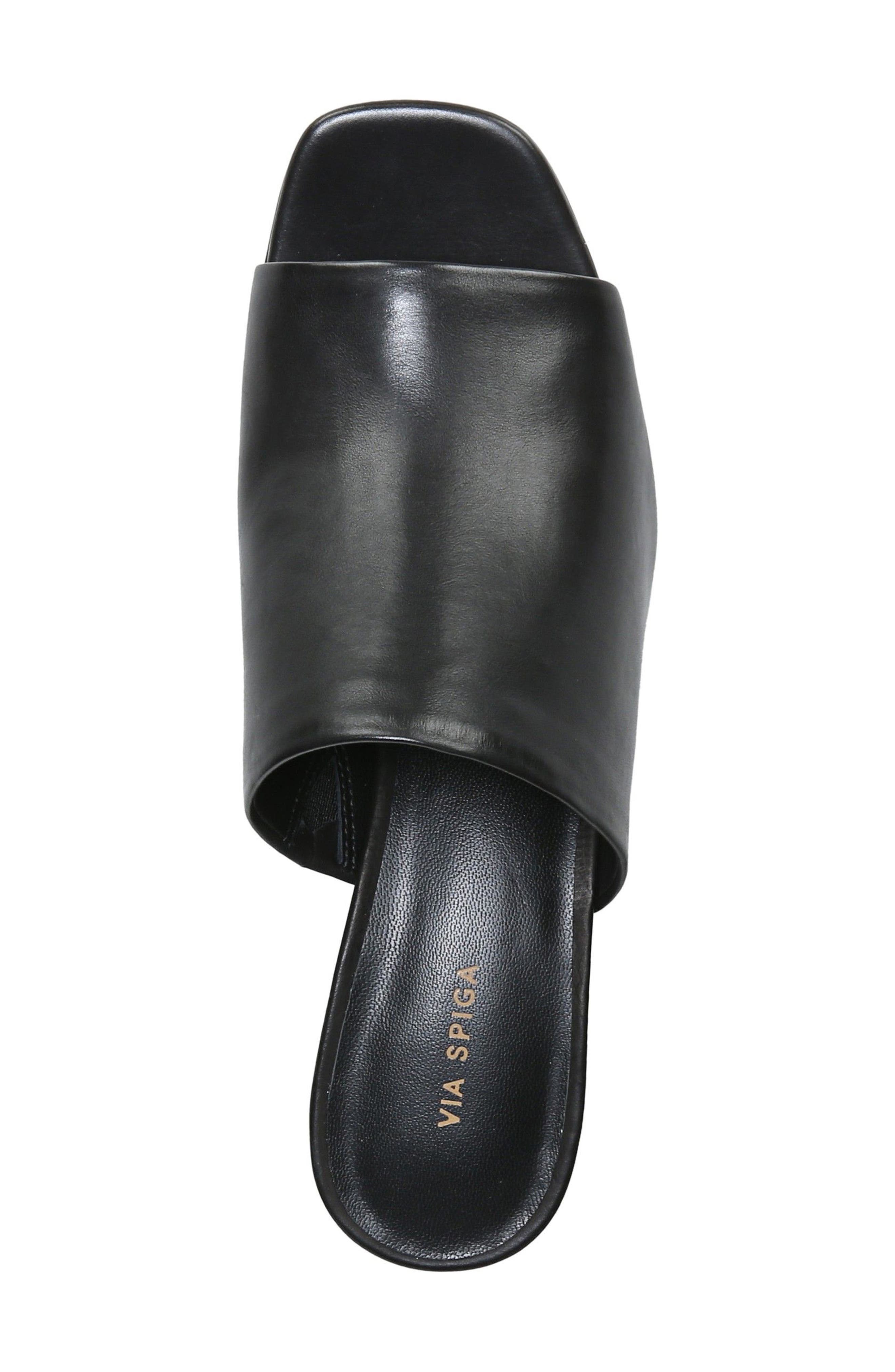 Via Spiga Porter Peep Toe Mule, Alternate, color, 