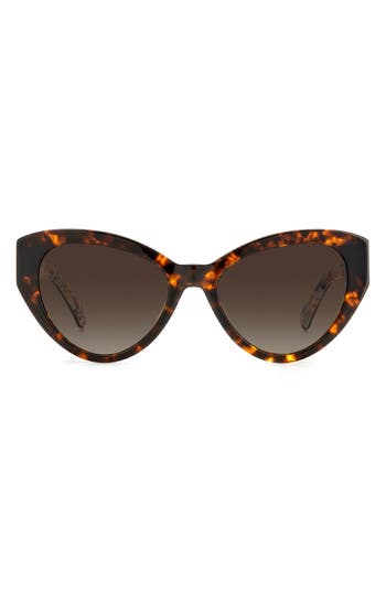 Kate Spade New York Paisleigh 55mm Gradient Cat Eye Sunglasses