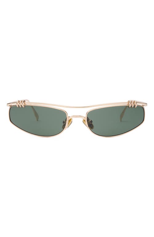 Dezi Linked Up Sunglasses In Gold