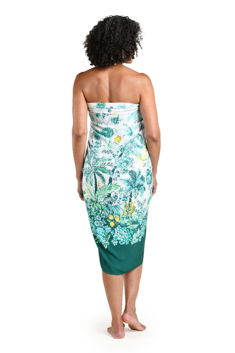 Picturesque Palm Sarong Pareo, Alternate, color, JUNGLE