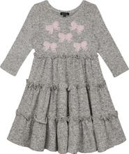 Zunie Kids' Hacci Long Sleeve Dress