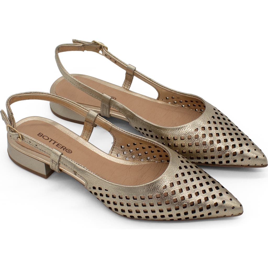 Bottero Botalessandra Slingback Pointed Toe Pump in Dourado  product