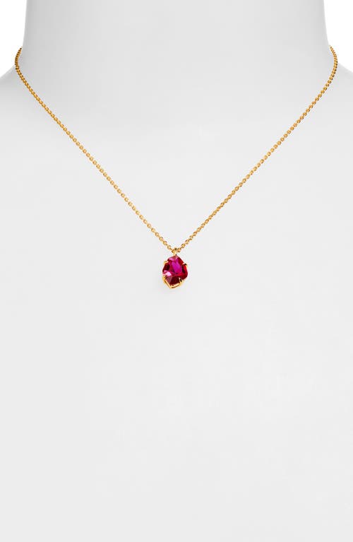 Kate Spade New York Treasure Trove Mini Pendant Necklace In Gold
