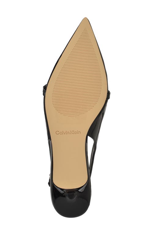 Calvin Klein Simira Kitten Heel Pump In Black
