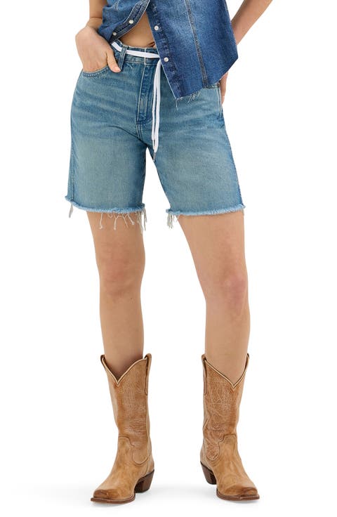 Cowboy Cutoff Denim Shorts (Leaving Town)
