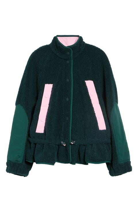 Recycled Polyester Drop Shoulder Jacket