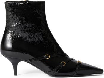 Decollette Kitten Heel Bootie