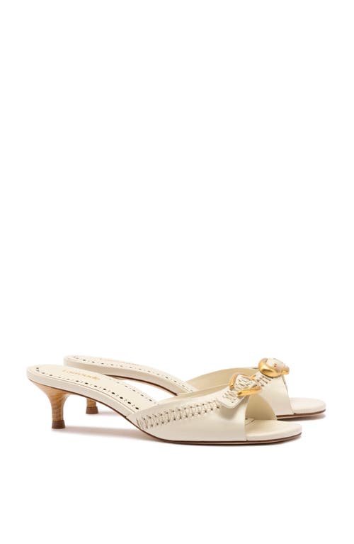 Larroude Larroudé Verona Mule In Ivory