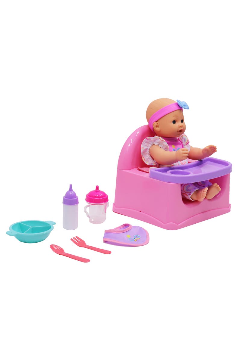 Dream Collection Feeding Fun Doll Set W/ 12" Baby Doll Gigo Dolls, Kids Playset 3+, Alternate, color, Multicolored