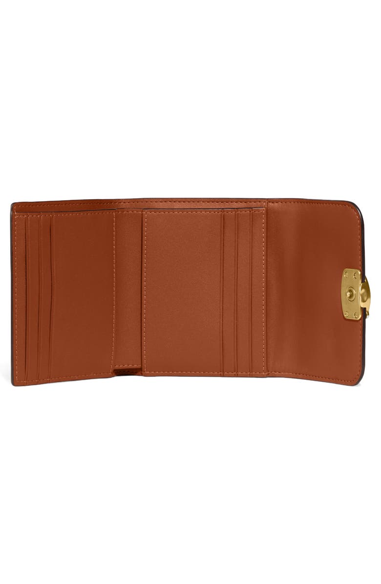COACH Luxe Leather Trifold Wallet, Alternate, color, 