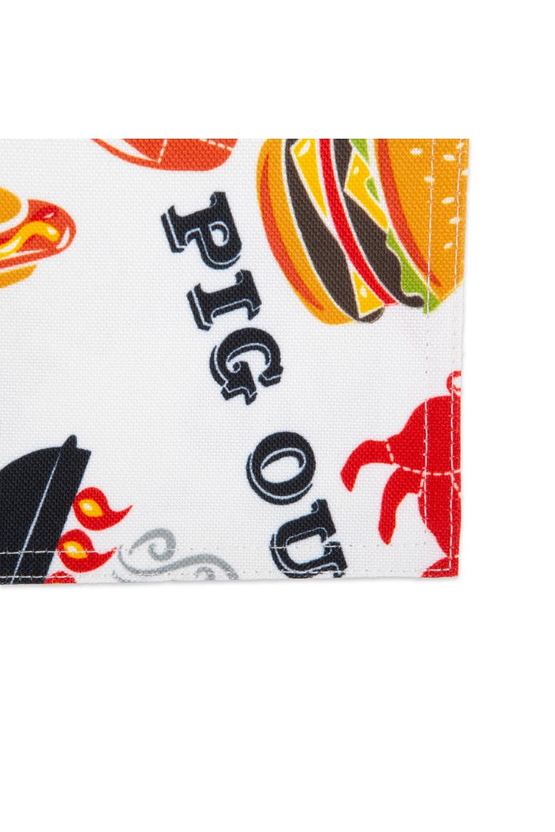 Outdoor Printed Placemat Set/6, Alternate, color, BBQ Fun