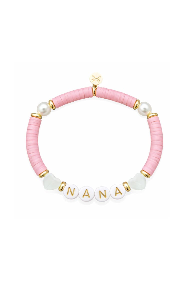 Bits & Bows Nana Women's Bracelet, Main, color, Pink/White