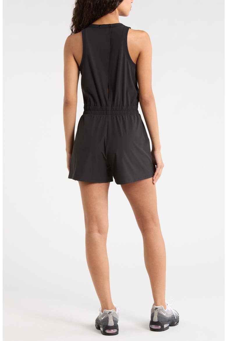 Atlas Short Romper, Alternate, color, BLACK