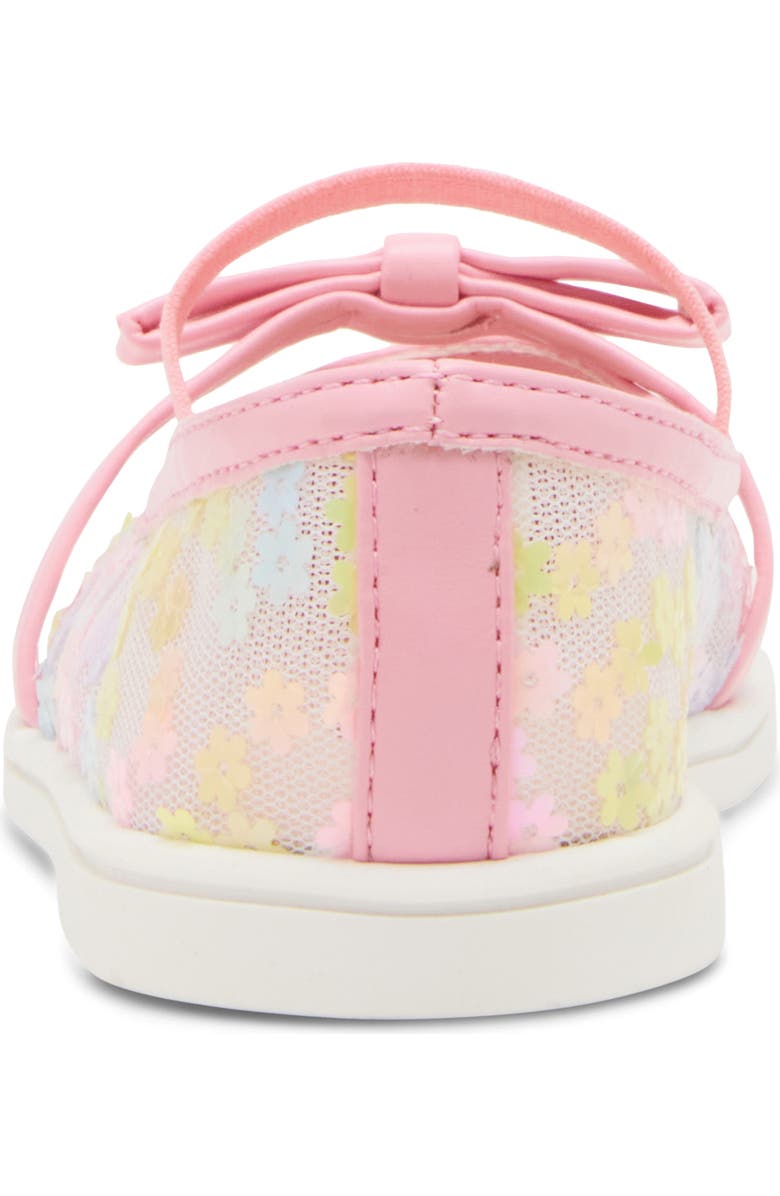 Steve Madden Kids' Tburdie Mary Jane Flat, Alternate, color, Pink Floral Multi Sequin