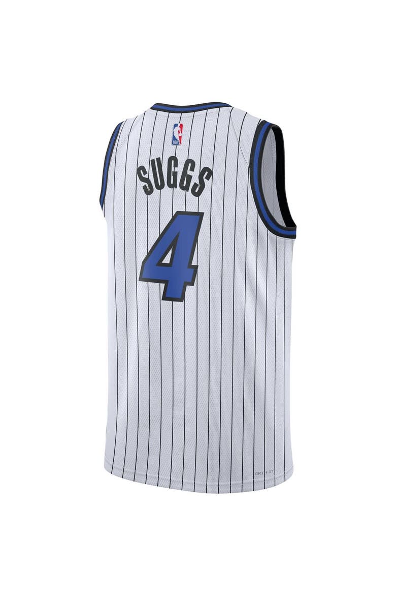 Unisex Nike Jalen Suggs White Orlando Magic Swingman Player Jersey - Association Edition, Alternate, color, White