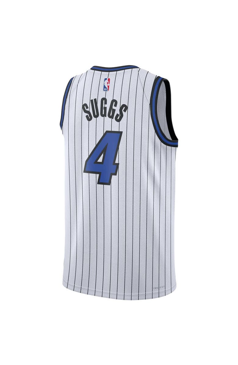 Nike Unisex Nike Jalen Suggs White Orlando Magic Swingman Player Jersey - Association Edition, Alternate, color, White