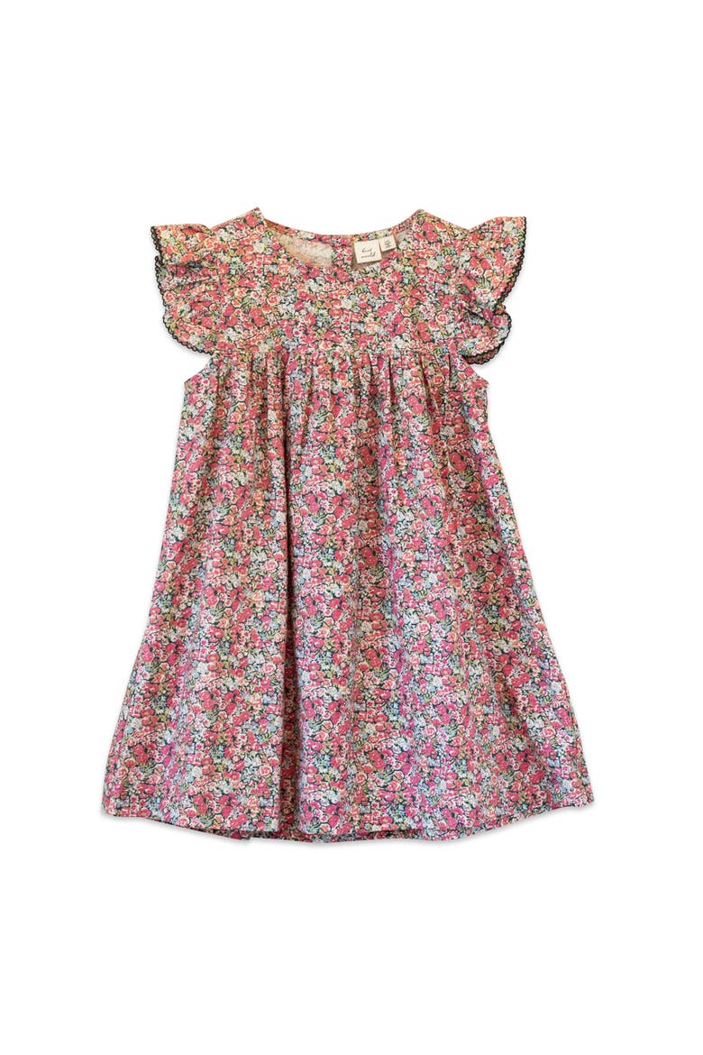 Hannah Dress with Flutter Sleeves, Main, color, Multi