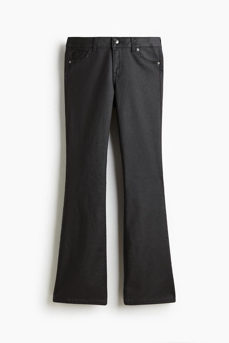 Flared Low Jeans, Alternate, color, Black