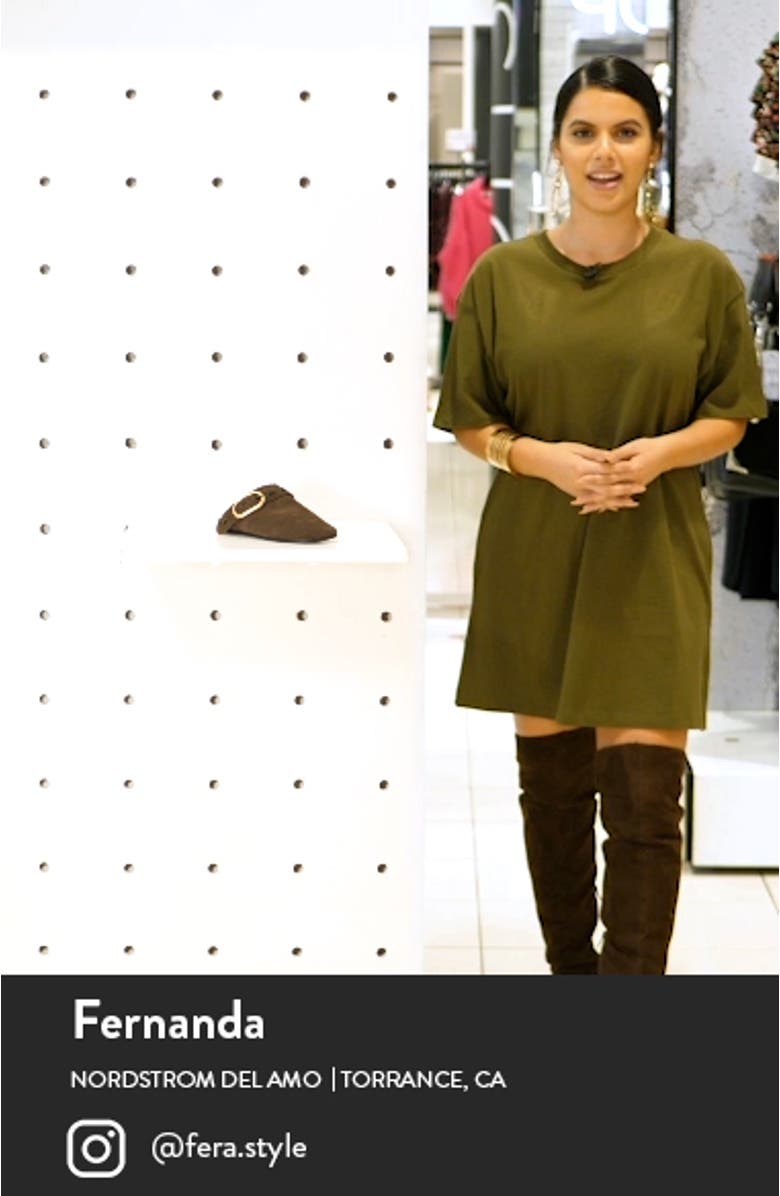 Ansley Buckle Strap Slingback Mule, sales video thumbnail