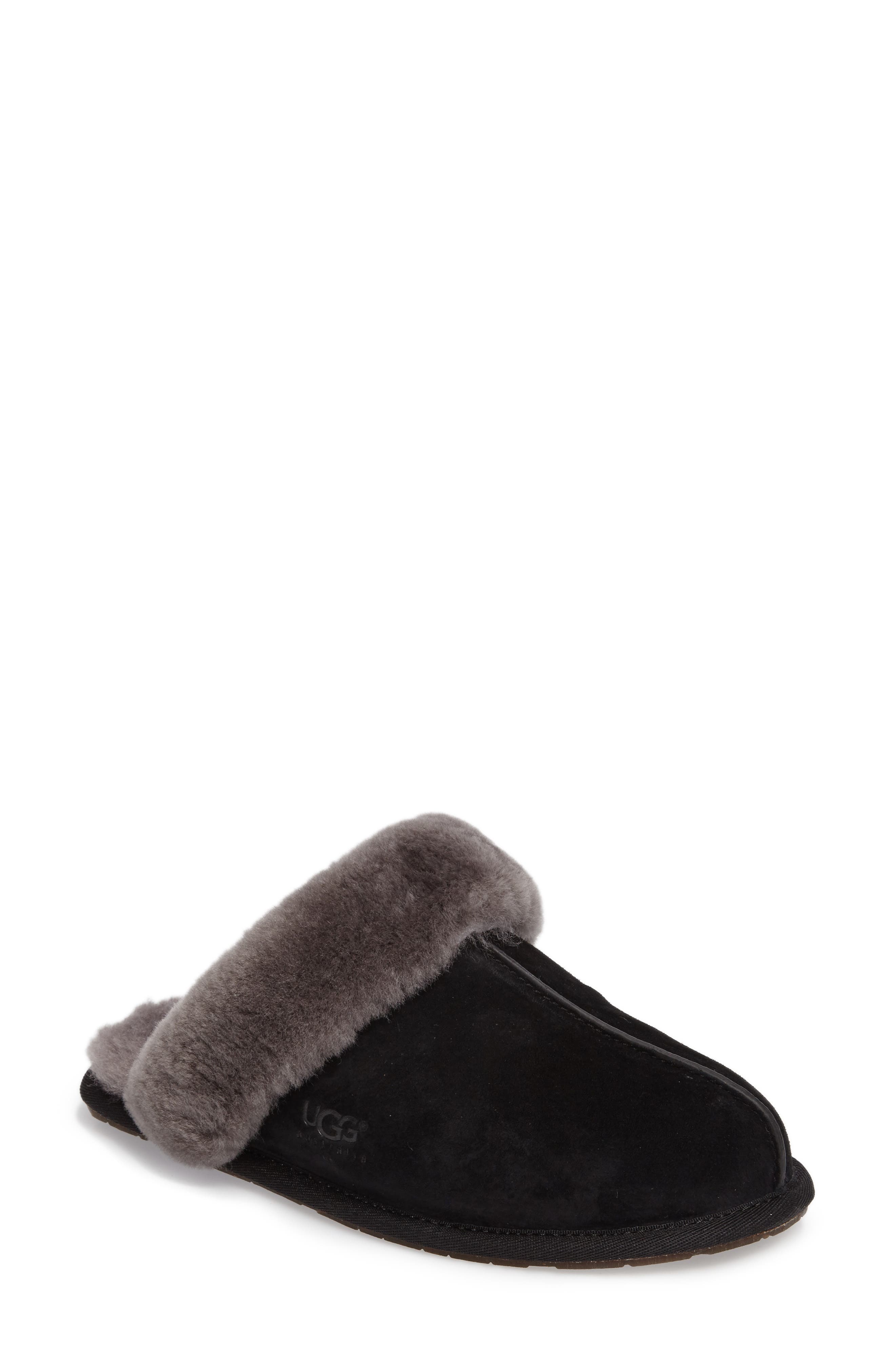 Scuffette II Slipper, Main, color, BLK/GRY