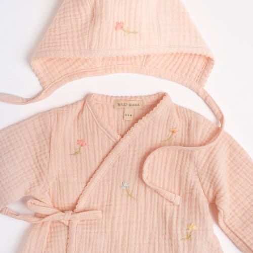Wild Wawa Gauze Bundle Set In Pink