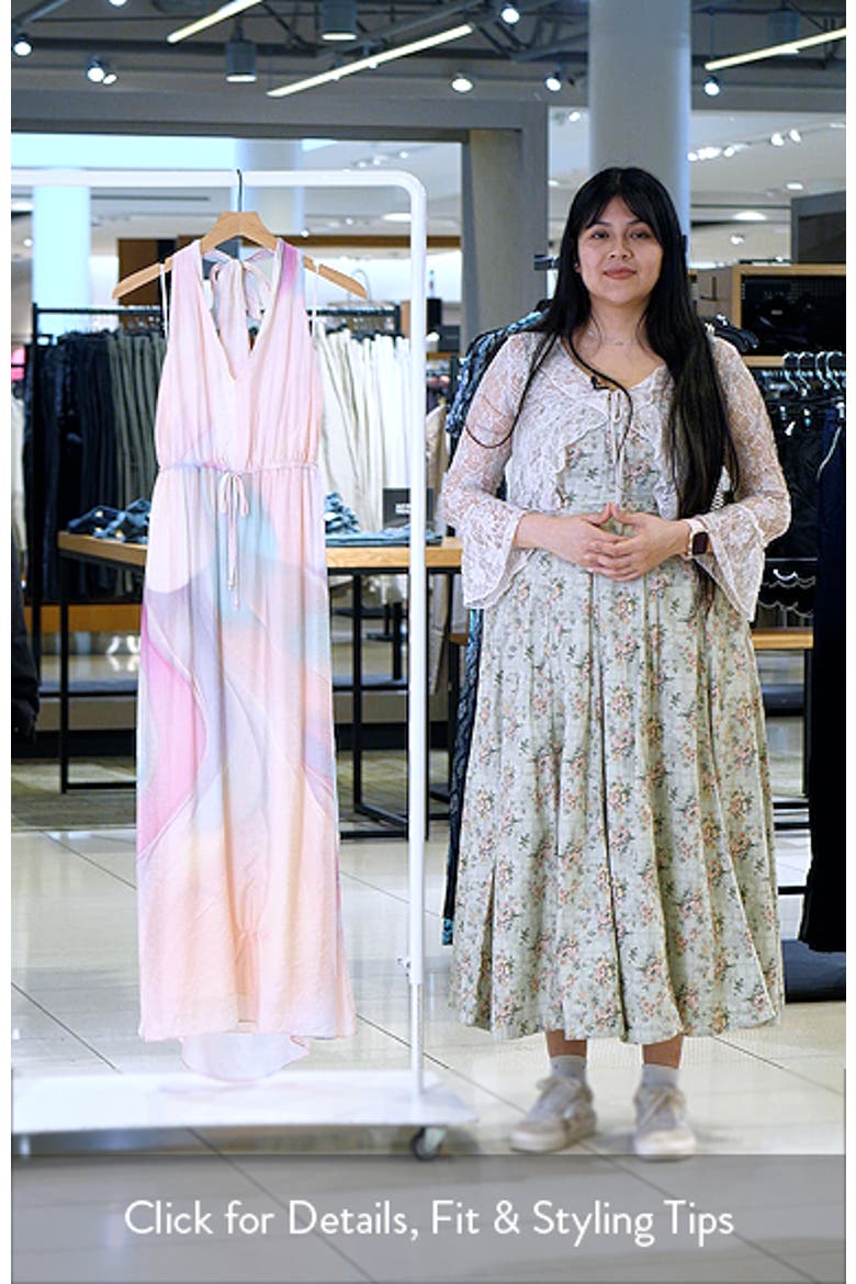 Crawford Halter Maxi Dress video