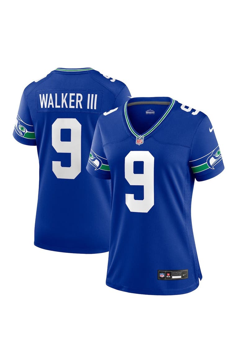 Women's Nike Kenneth Walker III Royal Seattle Seahawks Player Jersey, Main, color, Royal