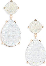 Tasha Mixed Crystal Drop Earrings