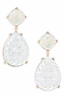 Tasha Mixed Crystal Drop Earrings