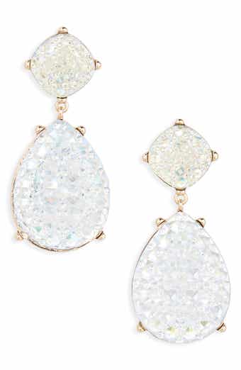 Tasha Mixed Crystal Drop Earrings