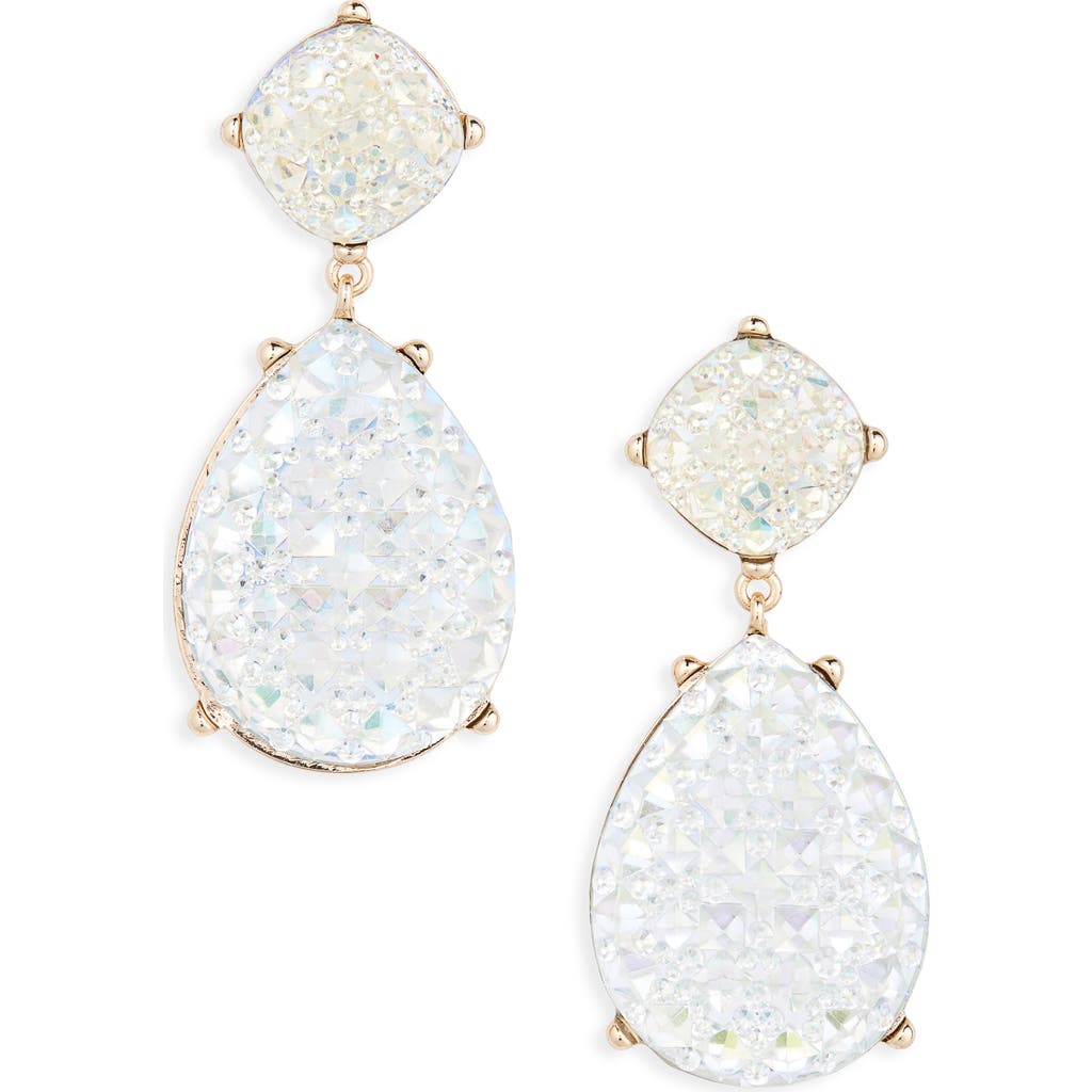 Tasha Mixed Crystal Drop Earrings