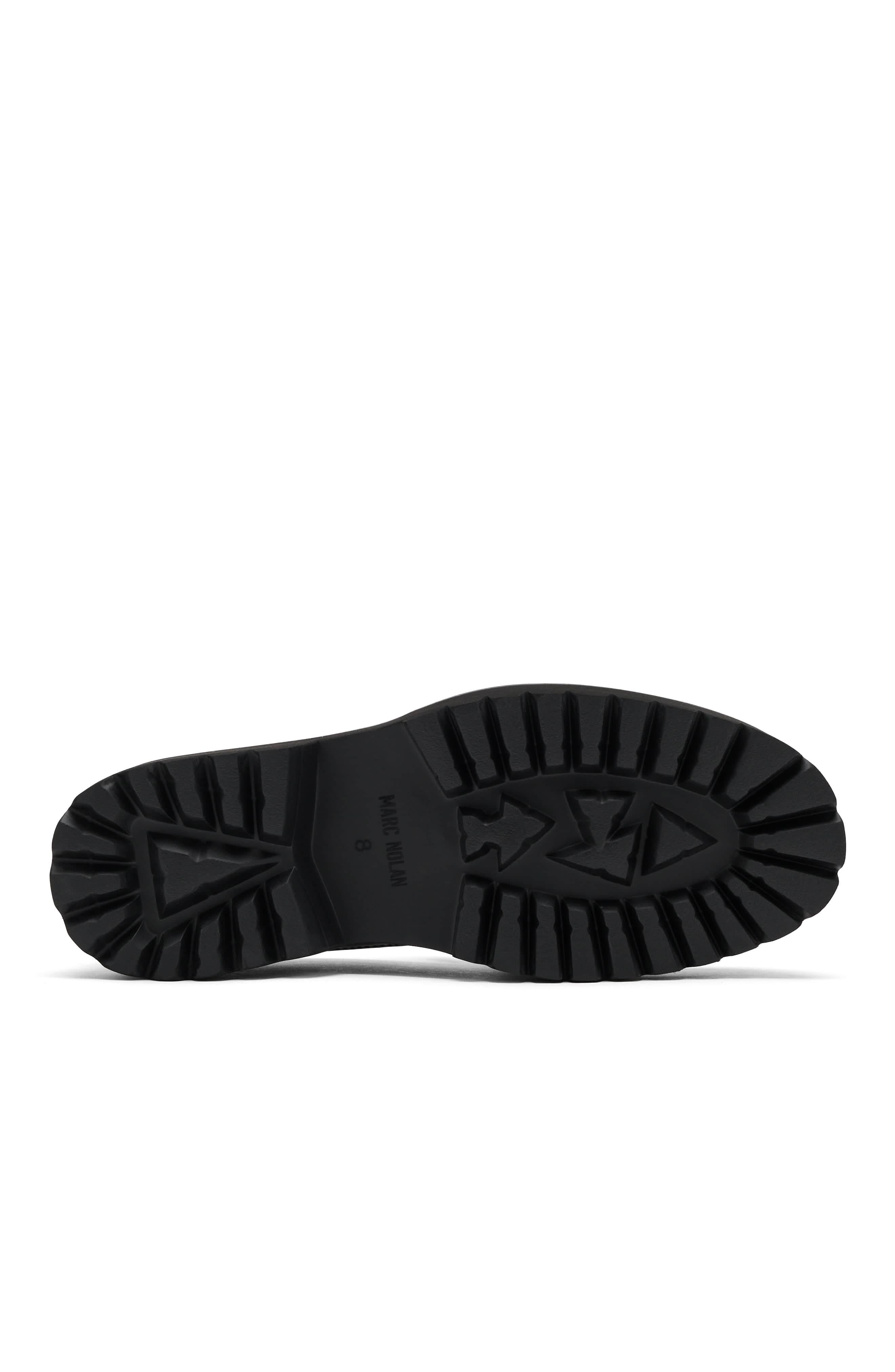 MARC NOLAN Ms. Adler Leather Lug Penny Loafers, Alternate, color, Black Patent