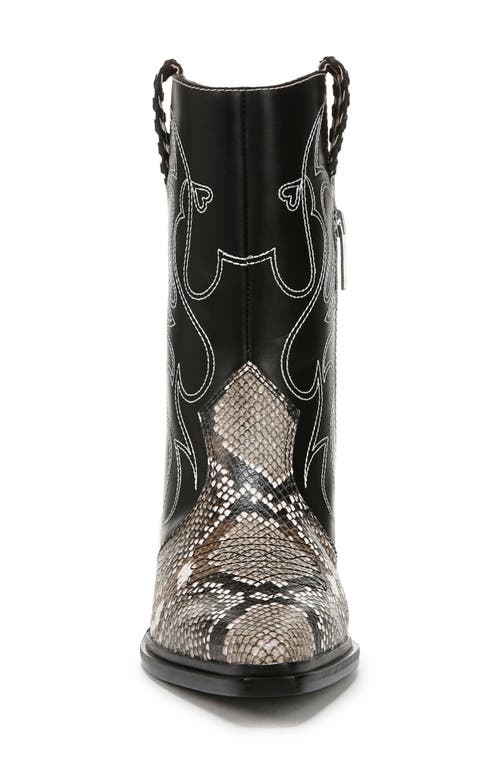 Franco Sarto Bianca Pointed Toe Western Boots In Gray