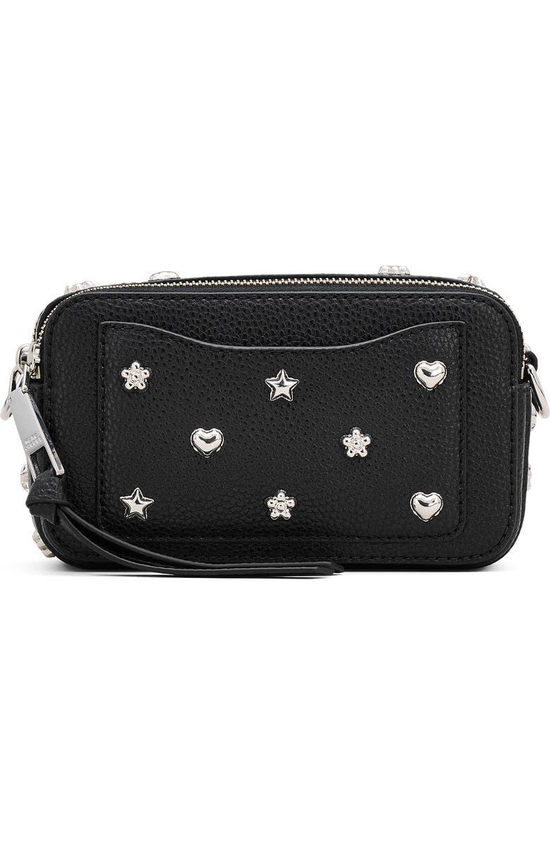 Marc Jacobs Mini Icon Stud Snapshot Bag, Alternate, color, Black Multi 2