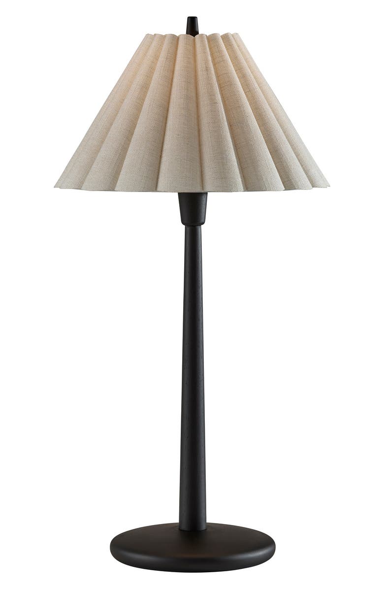 ADESSO LIGHTING Scallop Table Lamp, Main, color, Black