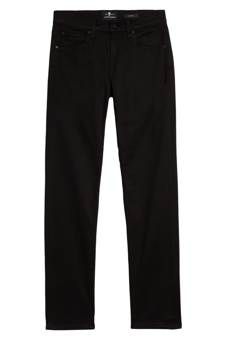 Slimmy Slim Fit Clean Pocket Luxe Performance Jeans, Alternate, color, BLACK