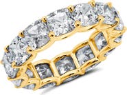 Crislu Cushion Cut Eternity Band Ring