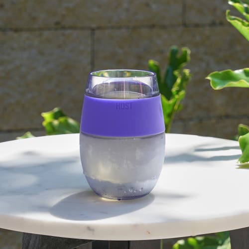 Host Wine Freeze Cooling Cup In Tinted Purple