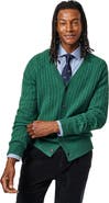 Aubin Leonard Wool Cable Sweater Cardigan