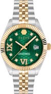 PHILIPP PLEIN Date Superlative Bracelet Watch, 34mm
