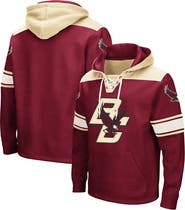 COLOSSEUM Men's Colosseum Maroon Boston College Eagles 2.0 Lace-Up Pullover Hoodie
