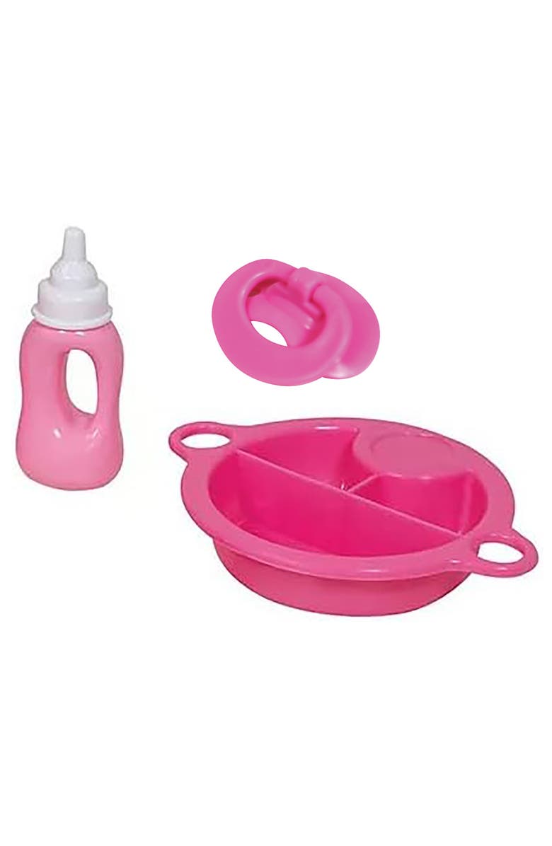 Lissi Dolls Talking Baby With Feeding Accessories, Alternate, color, Multicolored