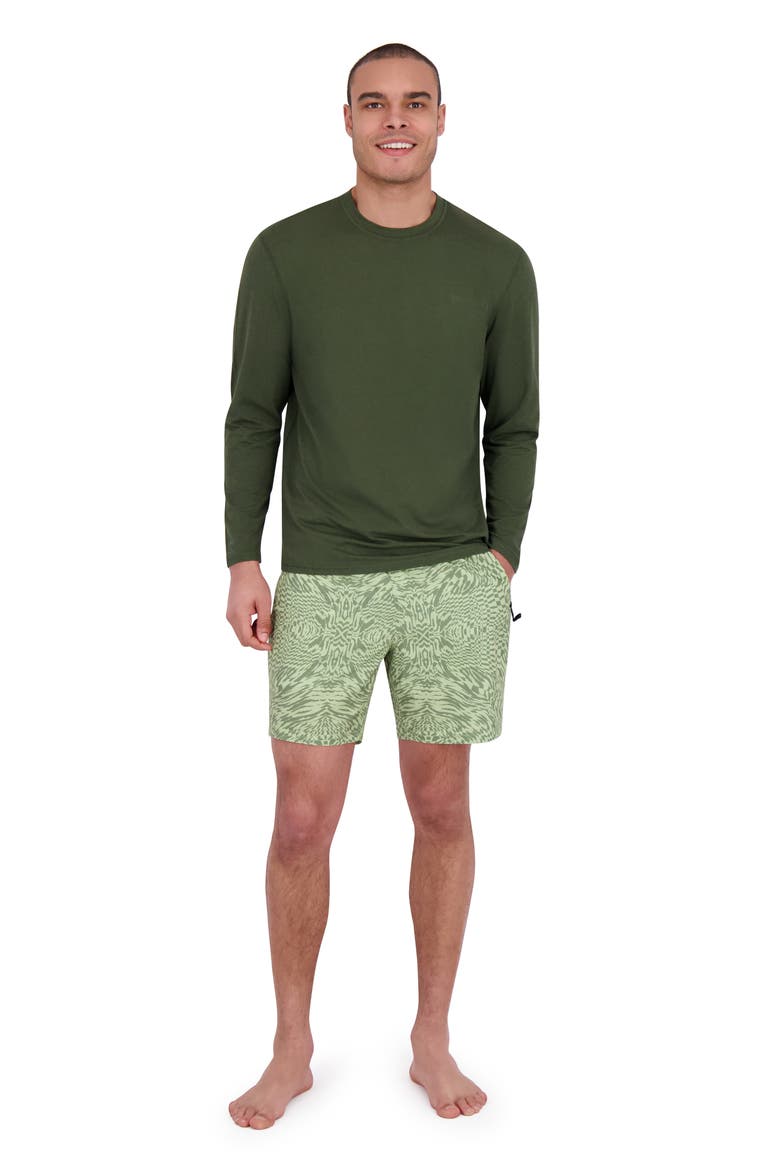 Core Long Sleeve UPF 50+ Rashguard, Alternate, color, KOMBU GREEN