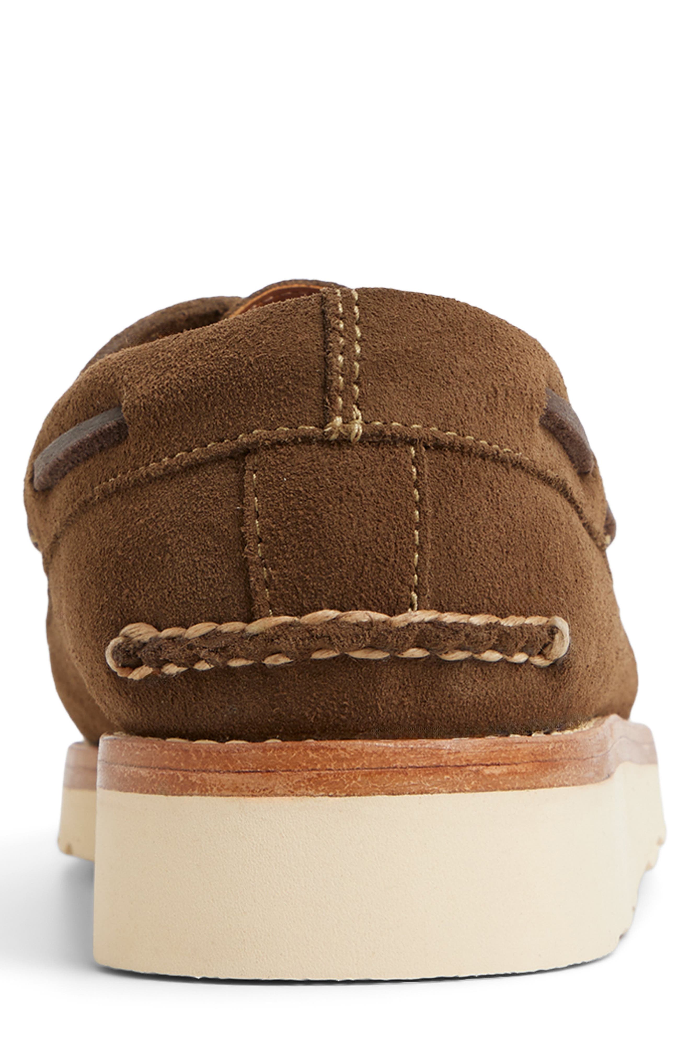 Sperry American Hides 3-Eye Boat Shoe, Alternate, color, Other Green