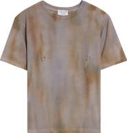 Collina Strada Pierced Rose Print Organic Cotton T-Shirt