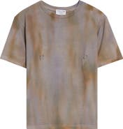 Collina Strada Pierced Rose Print Organic Cotton T-Shirt