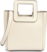 STAUD Mini Shirley Leather Satchel