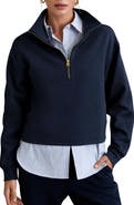 Rhone Dreamglow Track Half Zip Performance Pullover