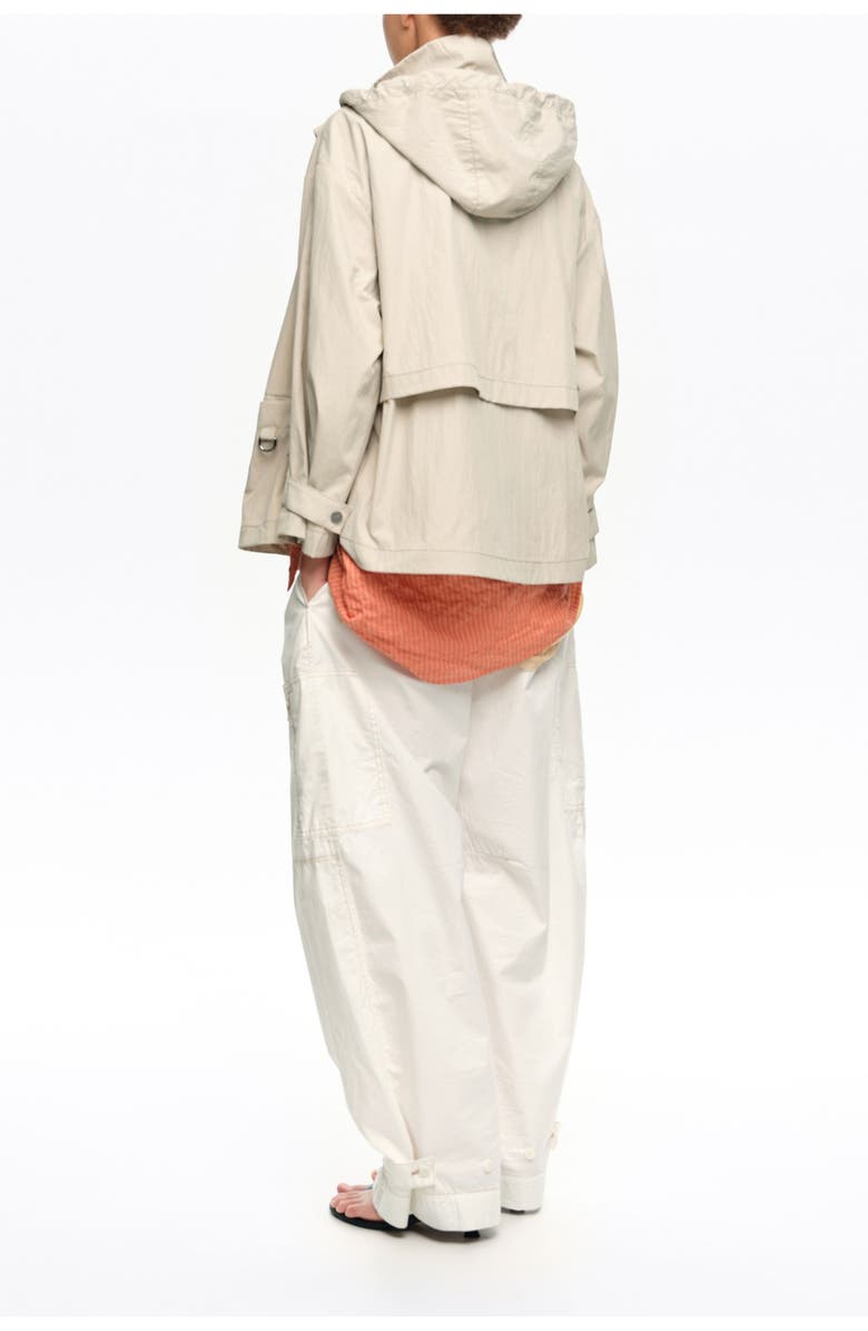Bimba y Lola Fluid A-Line Trench, Alternate, color, Stone