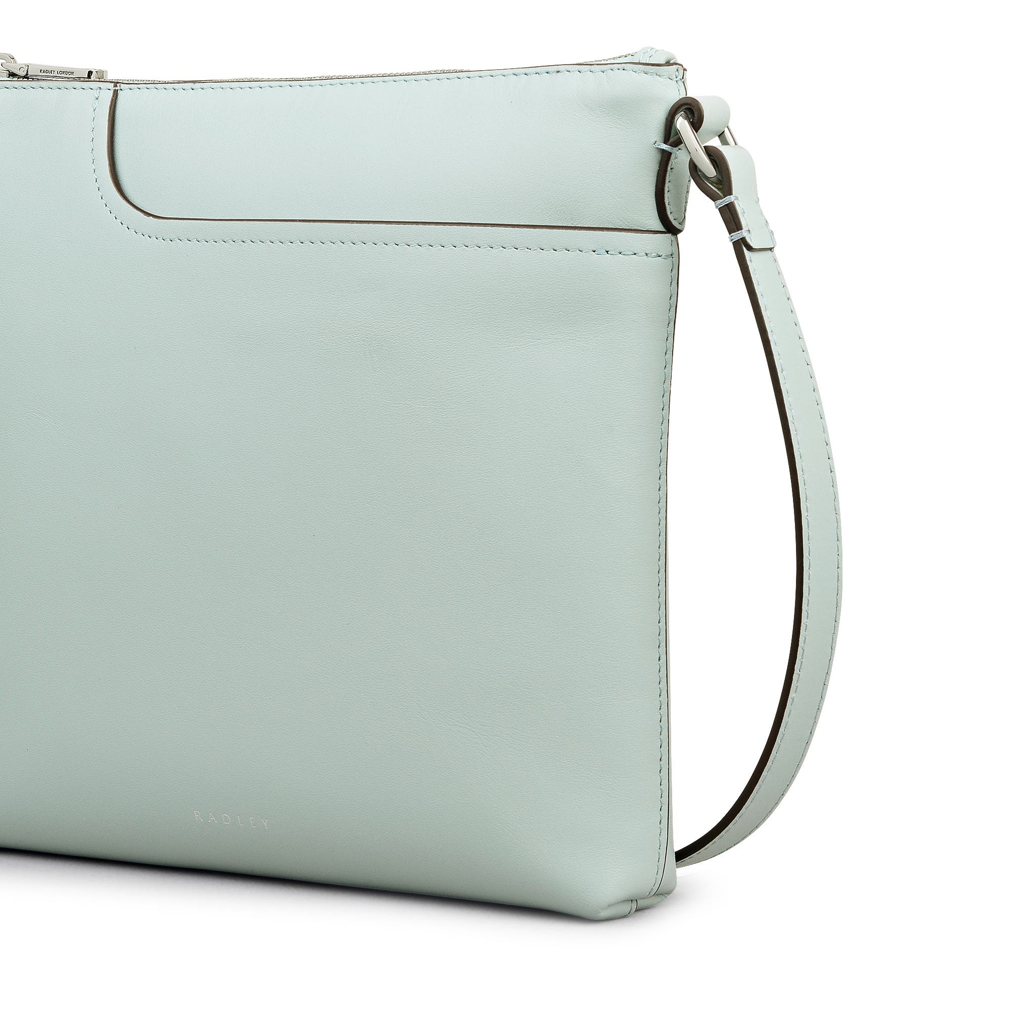 Pockets Small Ziptop  Crossbody Bag, Alternate, color, Seafoam